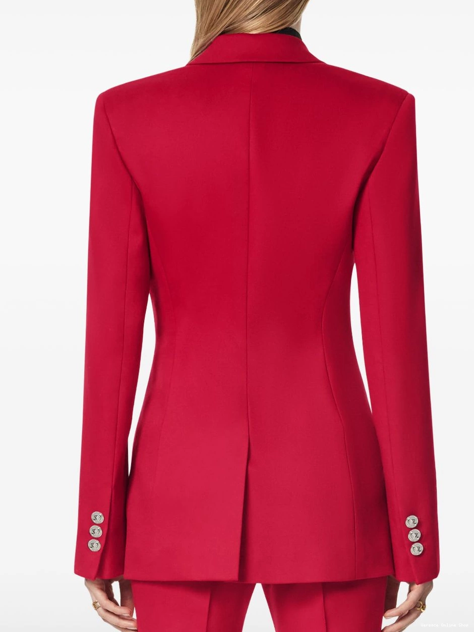 Affordable DV Women Versace grain-de-poudre blazer 0714